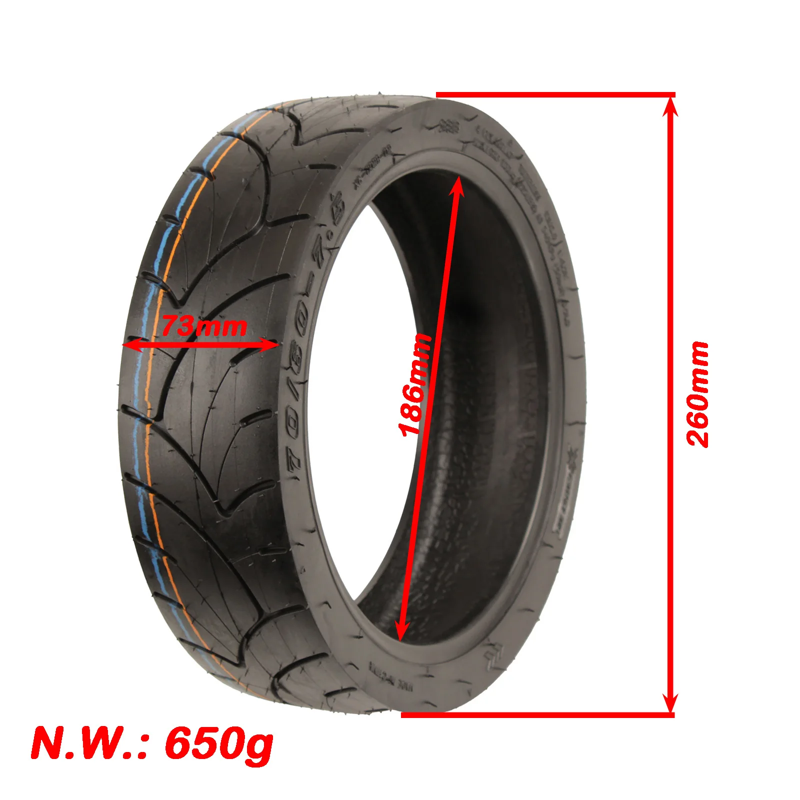 High quality 70/60-7.5 Tubeless Tire for Segway ZT3 / G3 / GT3 11-inch Vacuum Tire Wheel Parts