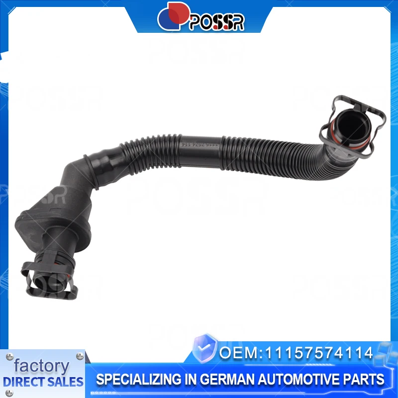 11157574114   Engine Crankcase Breather Ventilation Hose for Bmw 7 Series F01 F02 X6 E71 Exhaust Hose