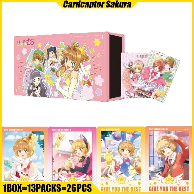 

CK CARD Captor карты с Сакурой LI SYAORAN Аниме Коллекция открыток Mistery Box настольные игры игрушки подарок на день рождения для мальчиков и девочек