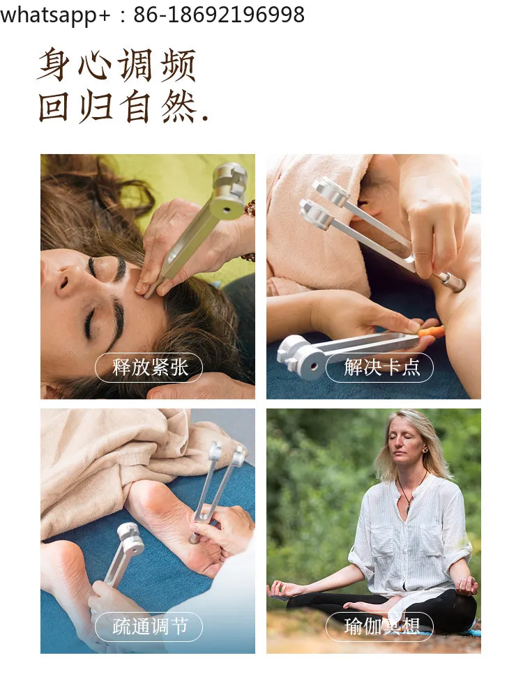 Crystal Tuning Fork 4096 Clear Magnetic Refreshing Focus OM Angel