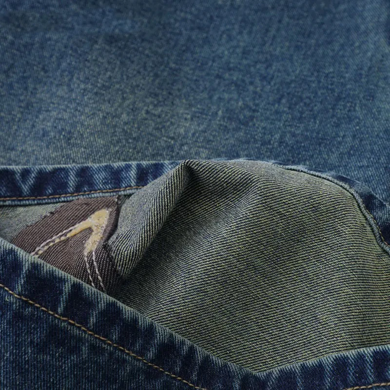 Aelfric Eden-Short en Jean pour Homme, Broderie Rétro, Patch Étoile, Baggy, Denim, Y2K, Harajuku, Streetwear, Été, Décontracté