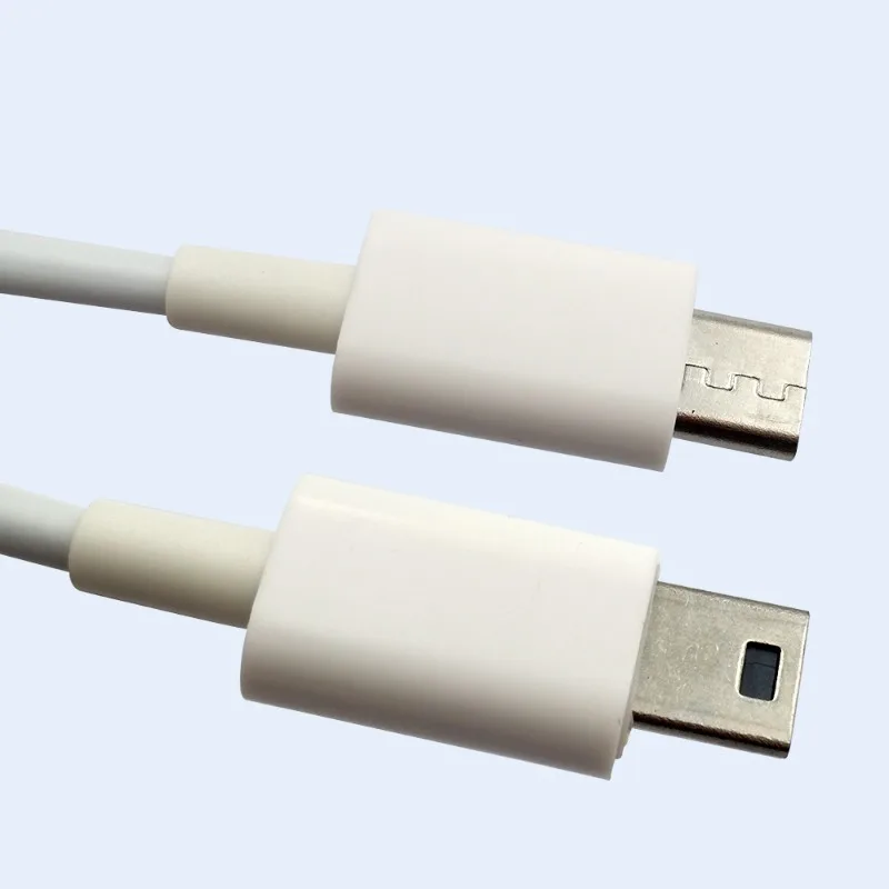 Mini USB to Micro USB Adapter V3 V8 Converter T-Shaped 5P Male 0.1M Short Data Transfer Cable High Speed123