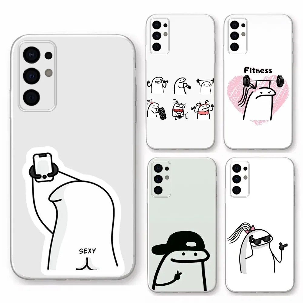 

Funny C-Celular Flork Phone Case For Samsung S30,S23,S21,S22,S20,Ultra,S20,FE,lite,S10,S9,S8,PIus Transparent Shell