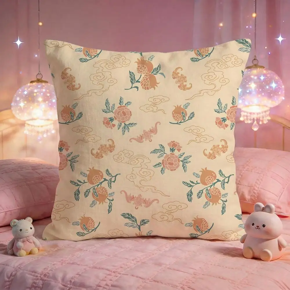 Mineral Pigment Cushion Cover Premium Comfort Reversible Pillow Cove -Two in One Design for Any Room & Car Interior