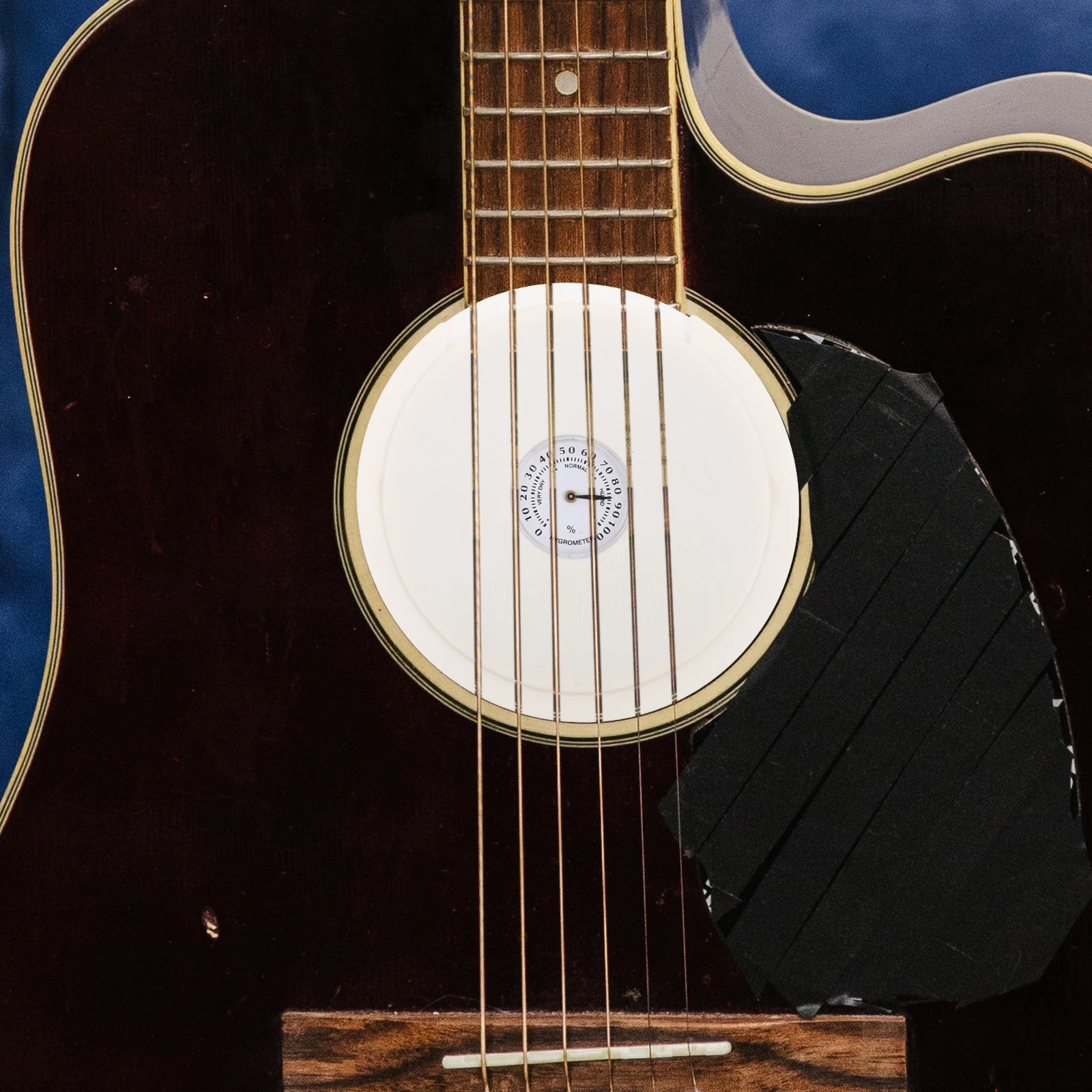 

Hygrometer Guitar Humidifier Humidity Humidifiers Acoustic Soundhole Indoor Instrument White