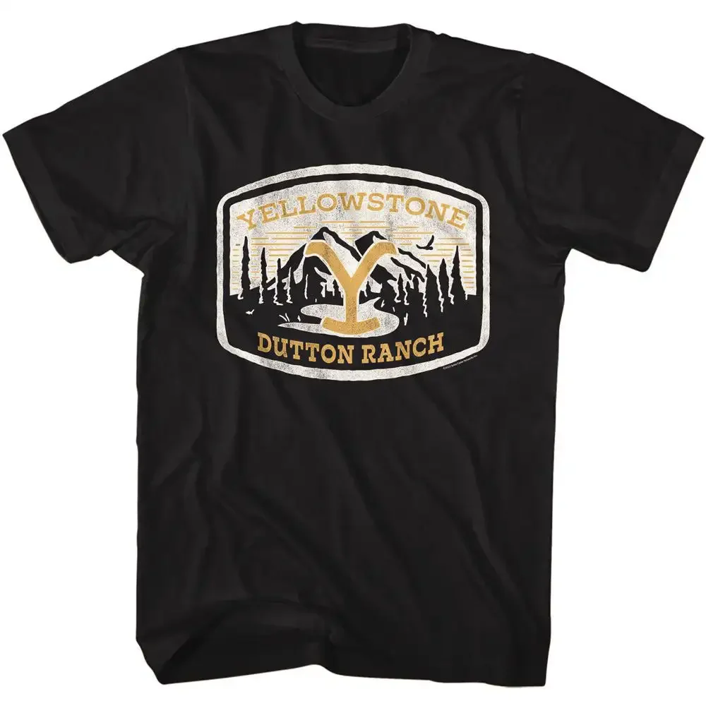 yellowstone yellowstone dutton ranch patch t shirt