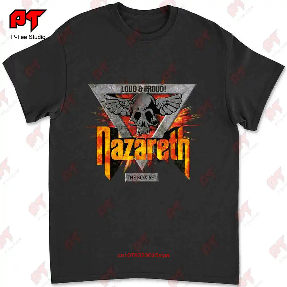 Nazareth Luid En Trots Album Logo T-Shirt Gu0b