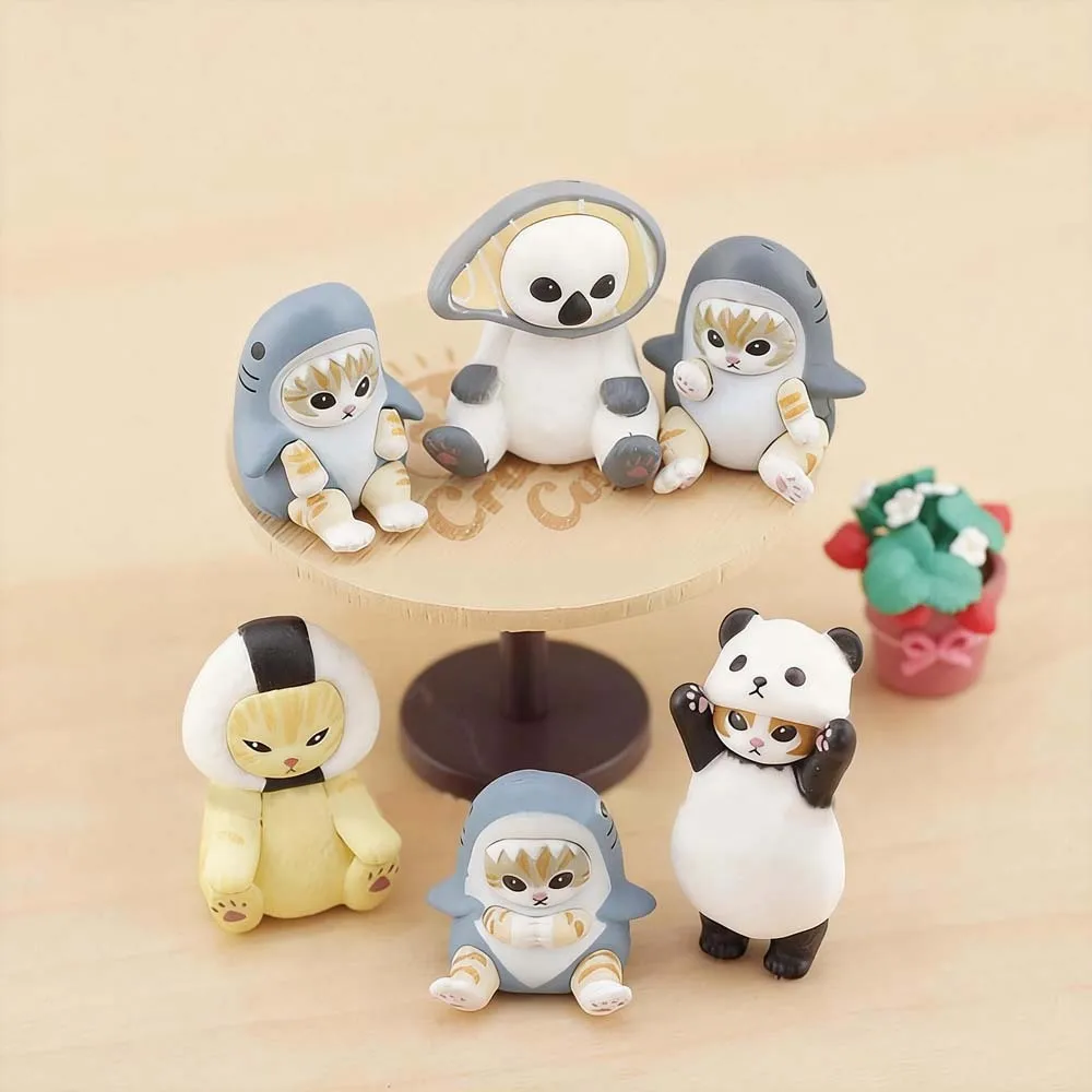 

Mofusand Акула Кошка Слепая Коробка Подарок Милые Игрушки Настольный Орнамент Подарок Для Девочки Подарок На День Рождения Коллекционные Статуэтки Гаражный Комплект