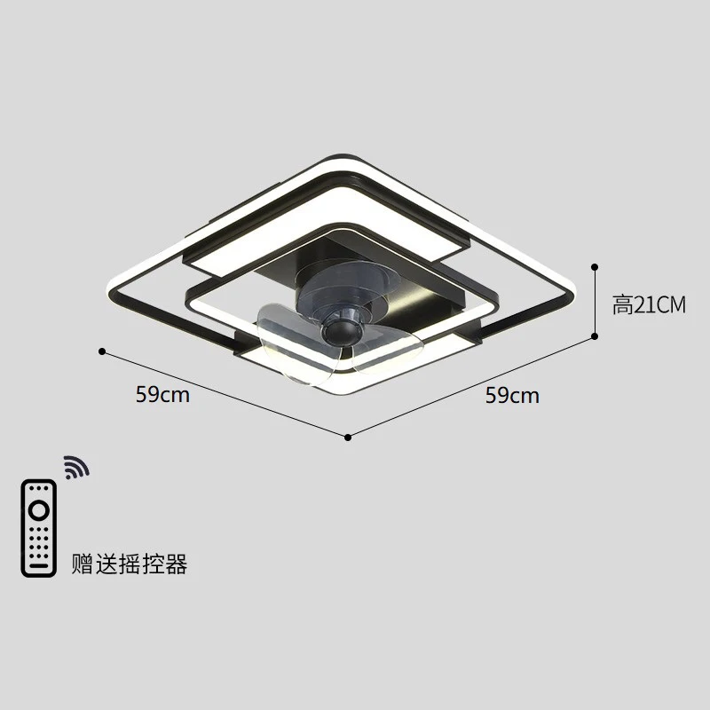 Modern ceiling lamps bedroom folding Ceiling fan ceiling fan with led light and control ceiling lamp for living room lighting