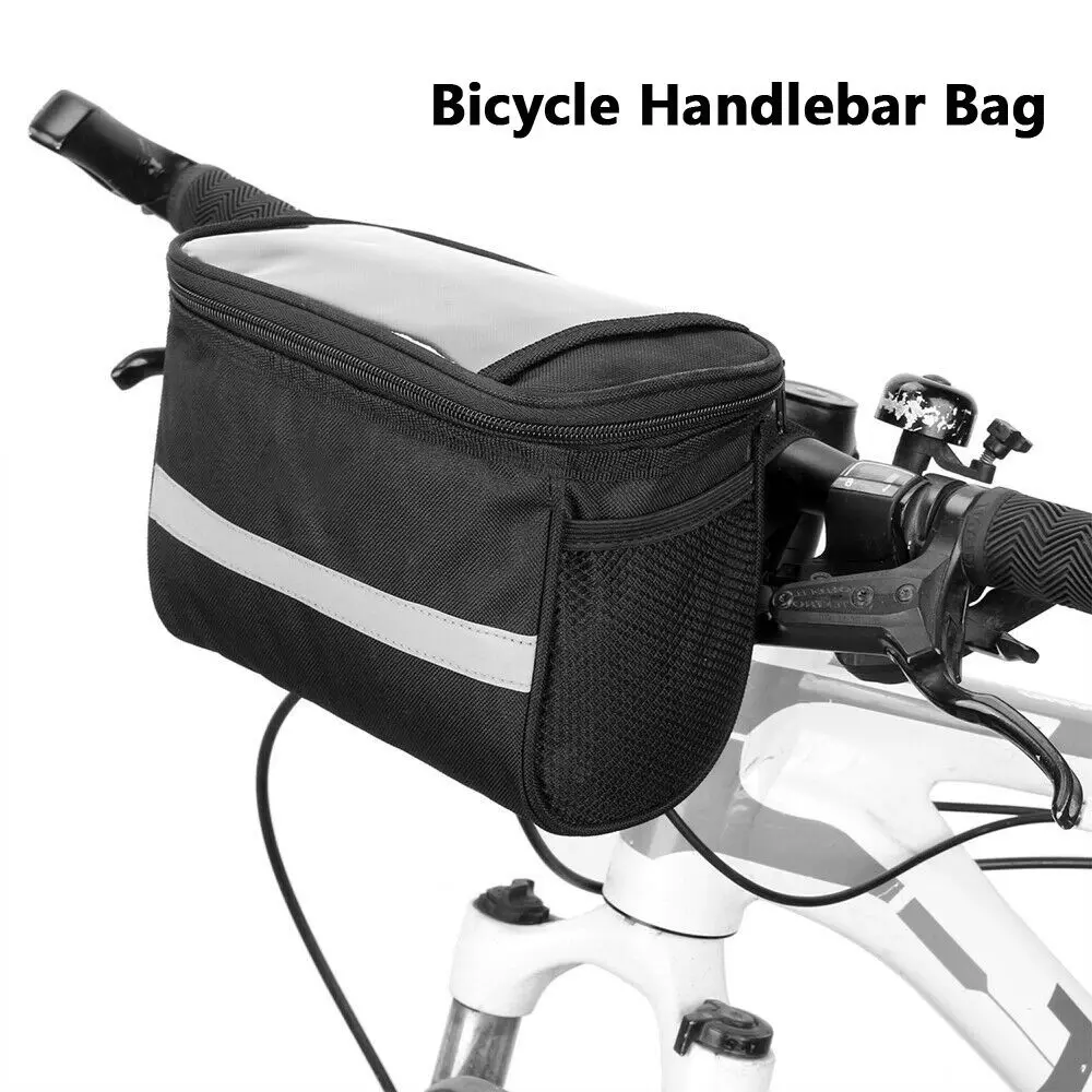 

Waterproof Outdoor Sports Reflective Basket Cargo Storage Bicycle Handlebar Bag Storage Pouch Bicycle Accessories Bicycle Bags