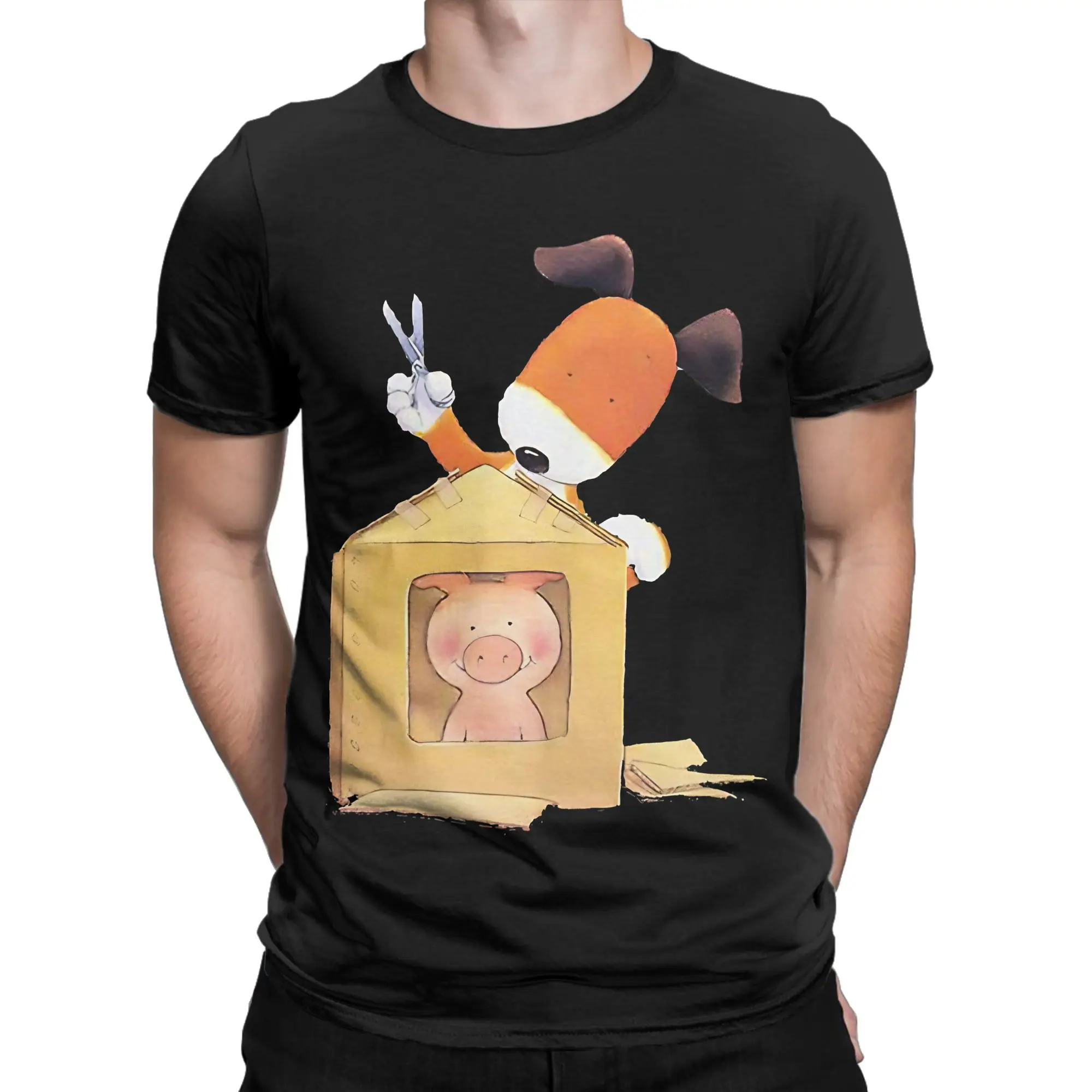 Cut Novelty 100% Cotton T-Shirt Kipper Tees Tops For Men