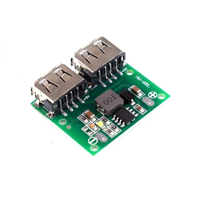 9V 12V 24V Naar 5V DC-DC Step Down Charger Power Module Dual Usb Output Buck Voltage board 3A Auto Charge Opladen Regulator 6-26V