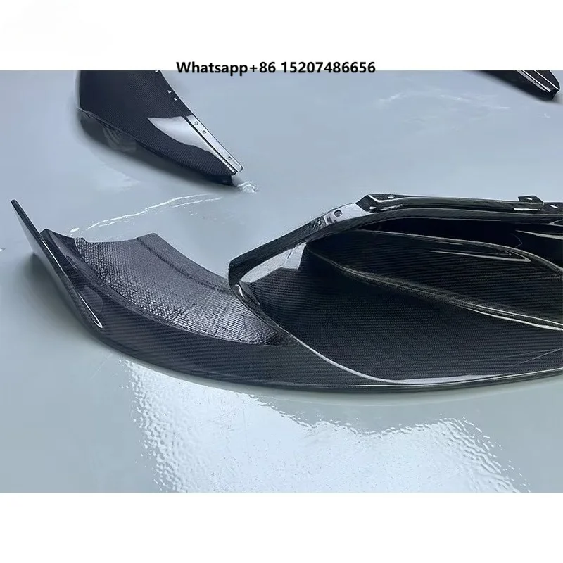 R Style Dry Carbon Fiber Car Parts Body Kit With Front Lip Fender Spoiler Side Skirts for  720S 2015-2018 Carbon Kit