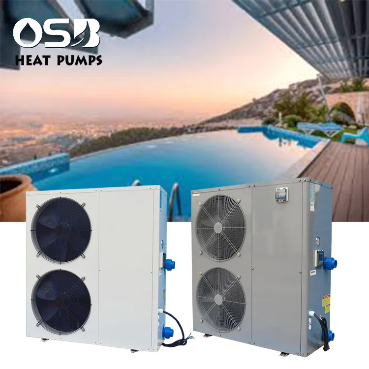 

Wifi Air to Water Heat Pump for Swimming Pool Titanium Heat Exchanger High Efficiency On/off