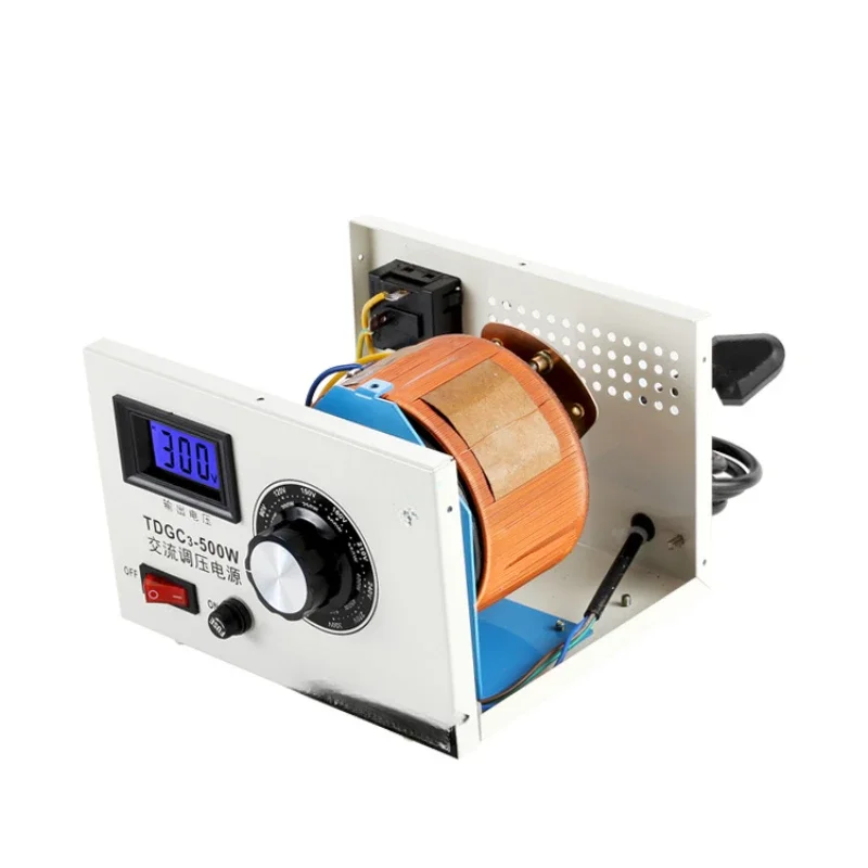 Voltage regulator 220v household single-phase high-power small AC power supply 3kw adjustable autotransformer