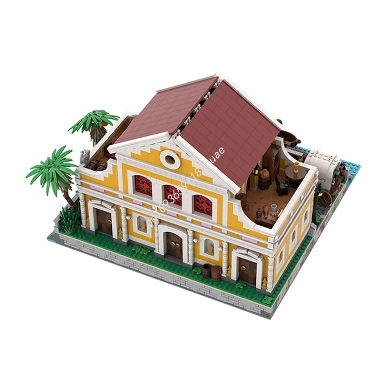 

3843pcs MOC Havana House Pirates World #4 Pirates Exclusive Collector Showcase Building Kit Creative Hobbyists Christmas Gift