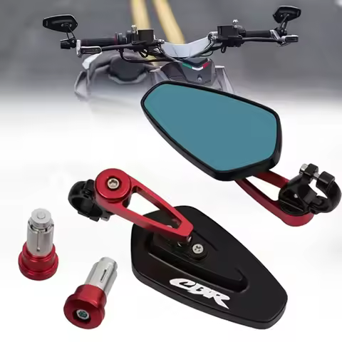 Motorcycle CNC Handlebar End Rearview Side Mirrors For CBR600RR CBR1000RR CBR650R CBR500R CBR 600RR 1000RR 650R 500RR 600