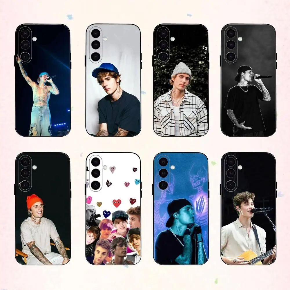 

J-Justin Bieber phone Case For Samsung Galaxy A73,A72,A71,A70,A53,A52,A51,Others Soft Black Shell
