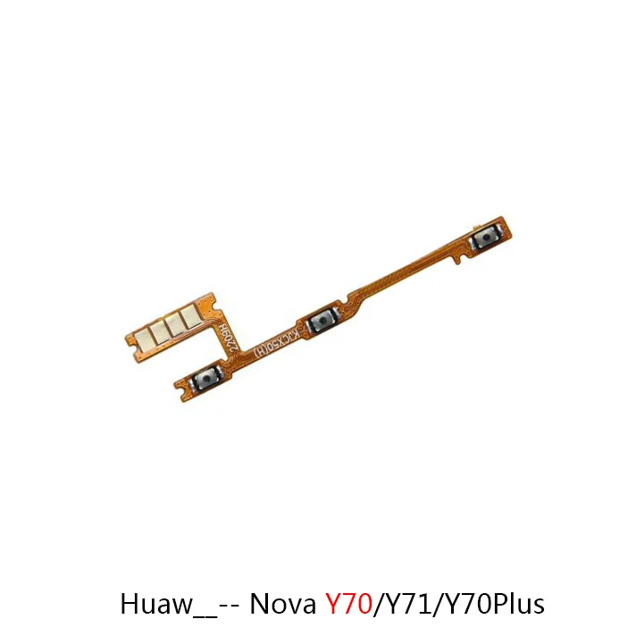 Power on off Nova10 10Pro 10SE 10Z Flex cable For Huawei Nova Lite 3 Plus Y61 Y70 Y90 Yong volume up down buttons Replacement