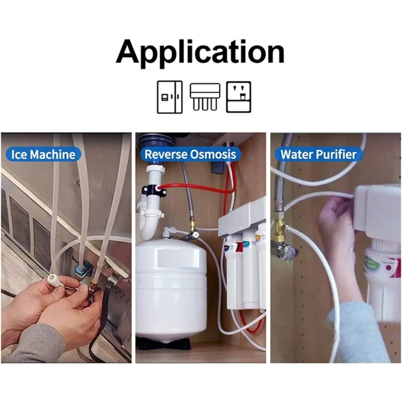 alimentazione idrica universale da 15 m collegamento del sistema filtraggio Tubo acqua in plastica per per