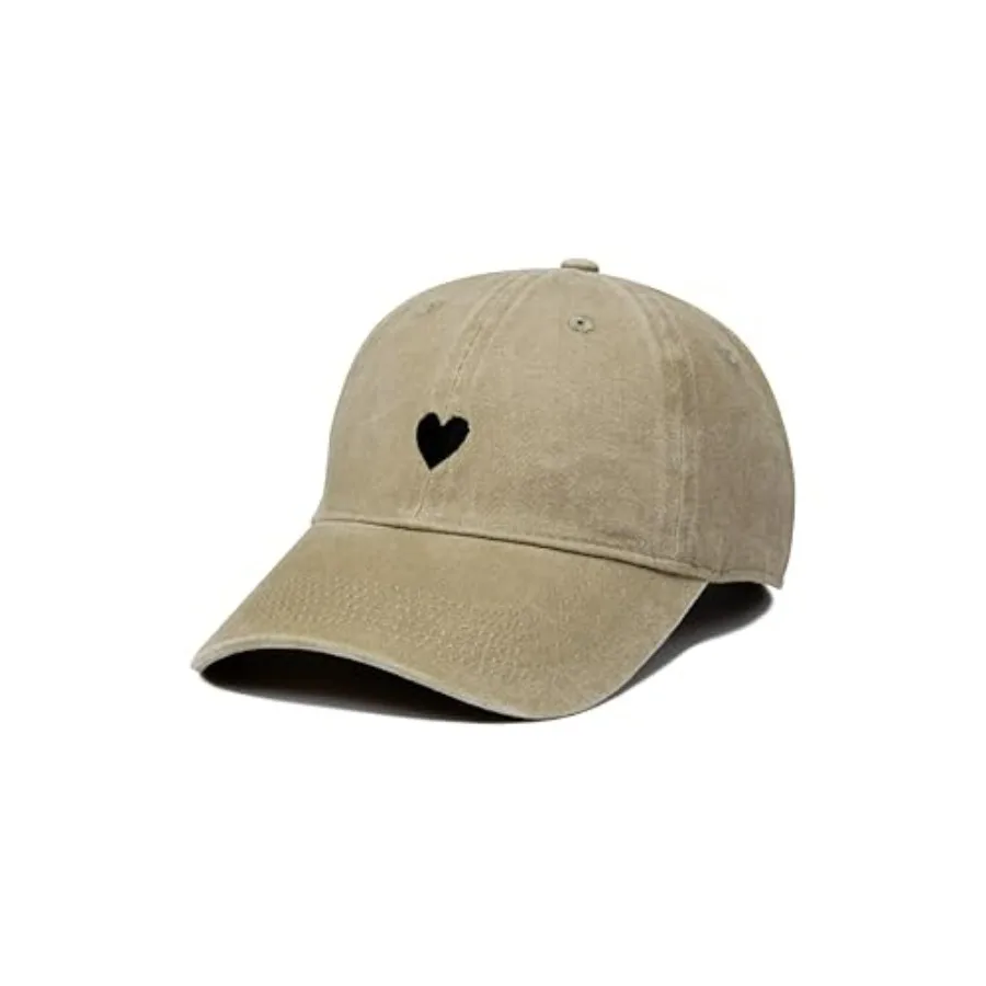 

Hat, Embroidered Brushed Cotton Women's Baseball Hat Unisex Fit, Adjustable One Size