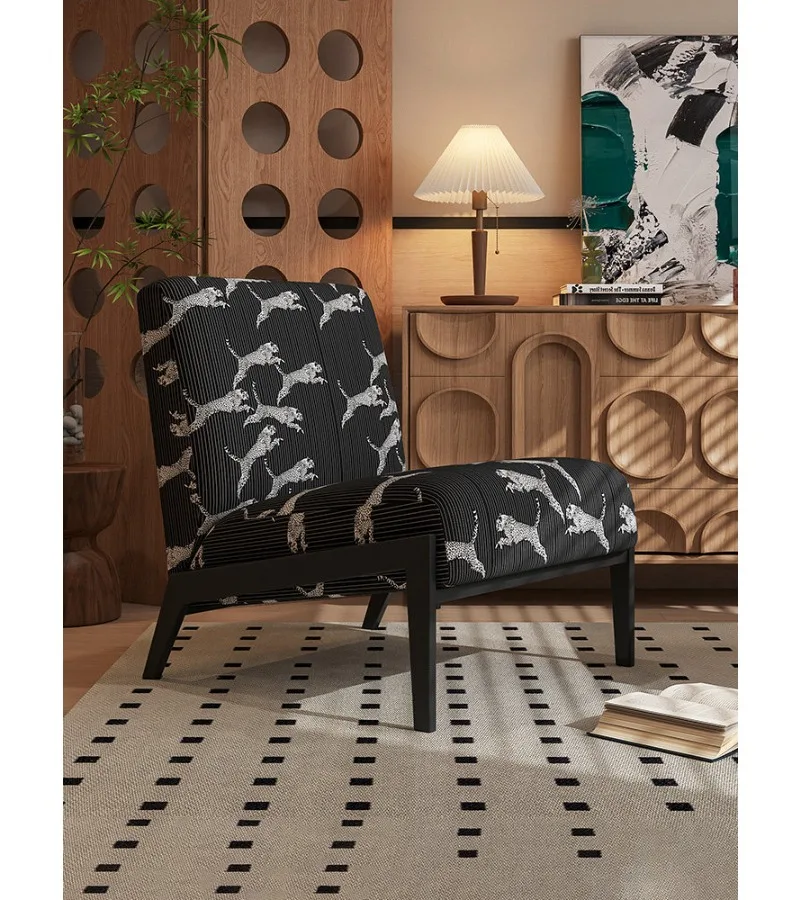 

French vintage single sofa chair living room home balcony lounge chair designer