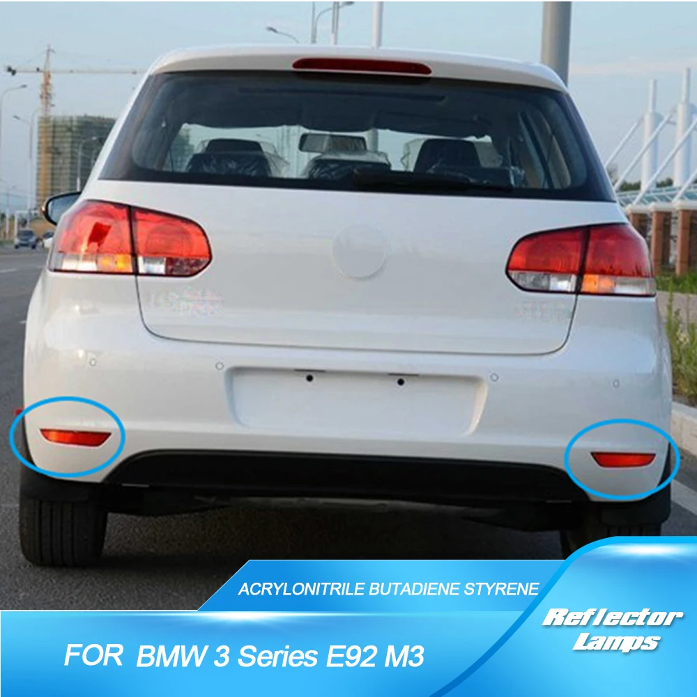 

1Pair Car Rear Bumper Reflector Lamps Lights Covers for VW Golf 6 VI MK6 Standard Only 10-13 Not GTI R Convertible