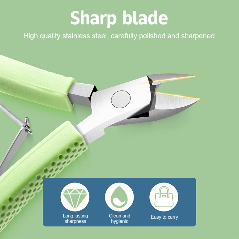 1pcs Stainless Steel Cuticle Scissors Dead Skin Remover Clean For Nails Art Clippers Nail Scissors Manicure Curved Tip Scissor