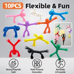 Fridge Magnets Man, Humanoid Magnetic for Fridge, Magnetic People Mini Humanoid Colorful Magnetic for Locker, Office