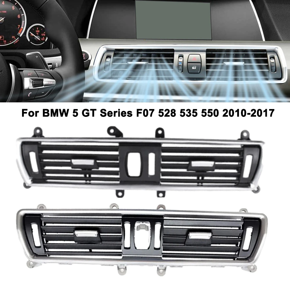 

Front Central Air Conditioner AC Vent Grille Outlet Panel for BMW 5 GT Series F07 528 535 550 2010-2017 64229142584 64229142590