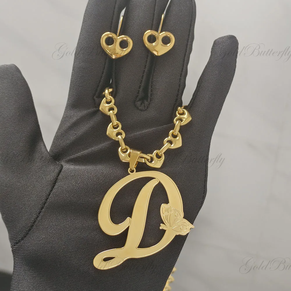 أقراط على شكل قلب مخصص من GoldButterfly أقراط متدلية على شكل قلب صغير ثلاثية الأبعاد مجوهرات أنيقة مخصصة للنساء هدية عيد الحب #3