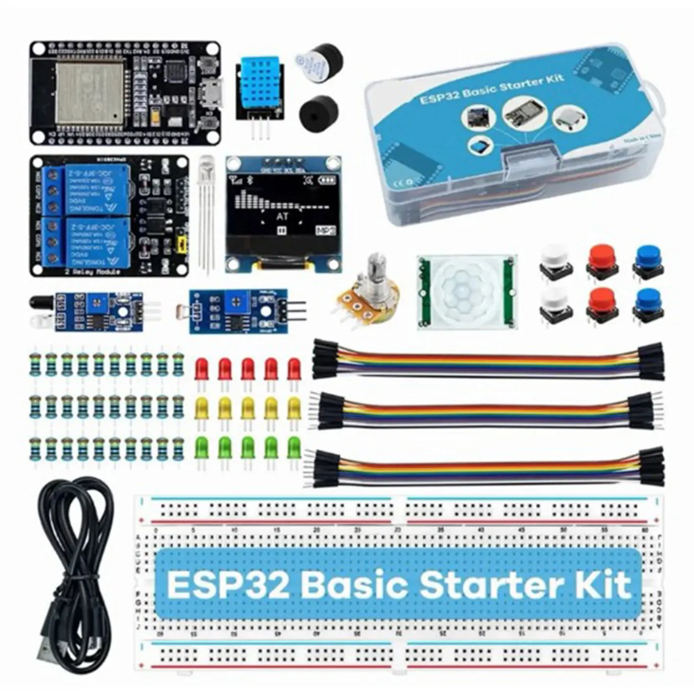 Maker suitesp32 module kit starter kit for esp32 esp-32s wifi module