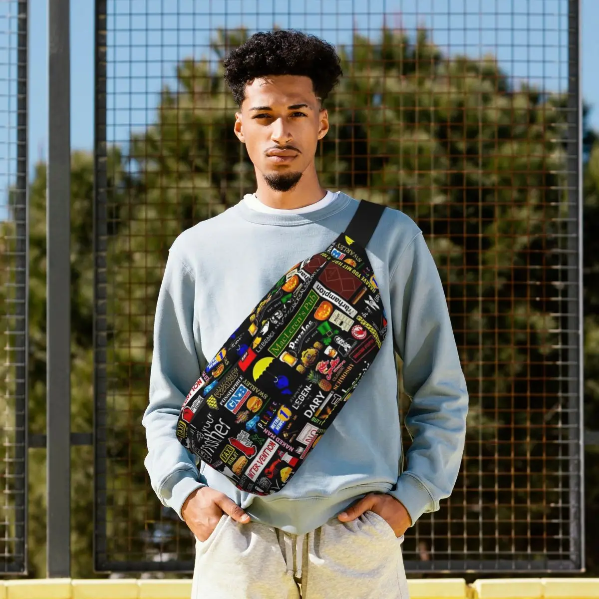 

Поясная сумка-кроссбоди с иконографическим постером-коллажем «Как я встретил вашу маму» — инфографика, регулируемая поясная сумка для мужчин и женщин, сумка для телефона