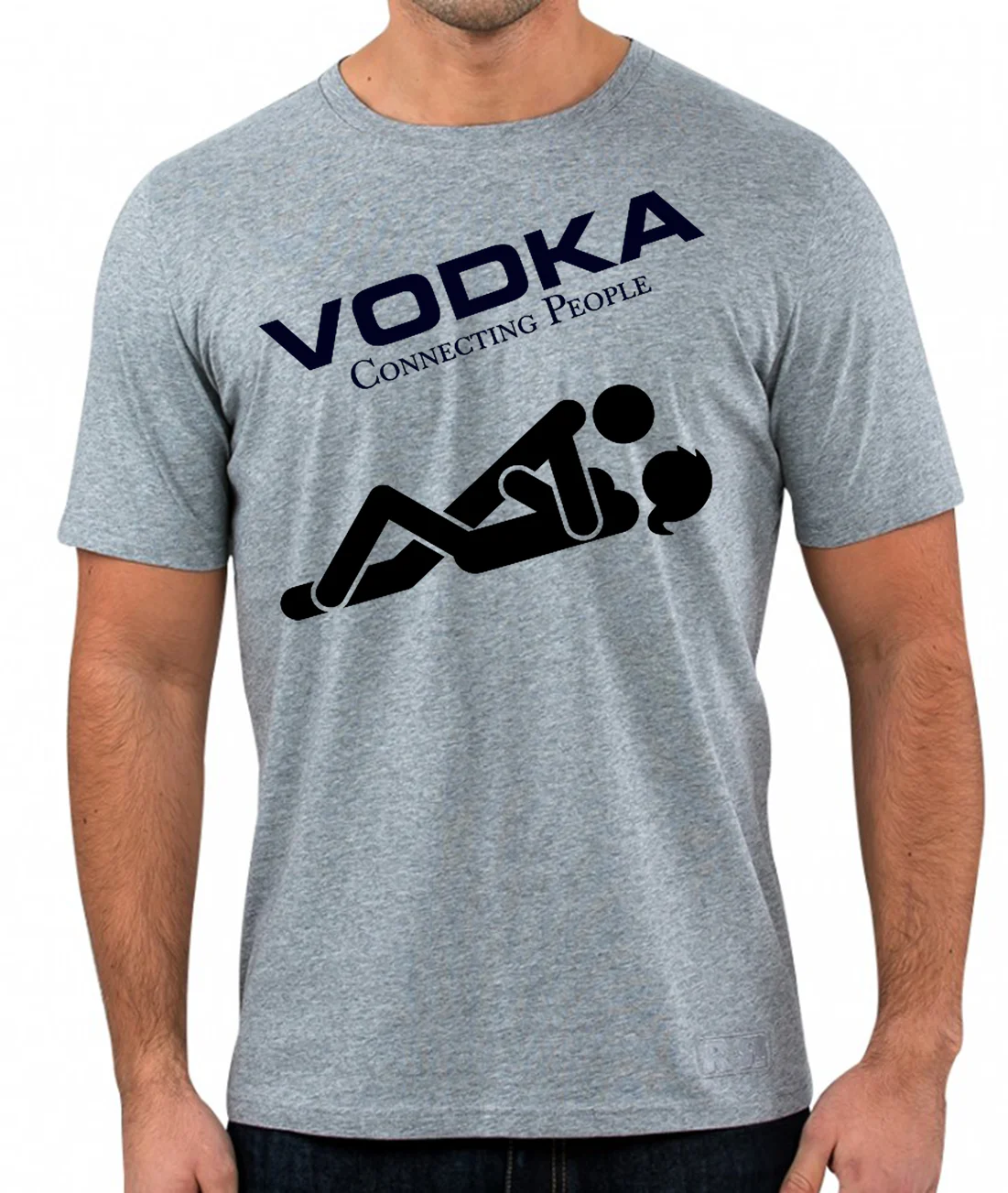 Russian Vodka Connecting People Birthday Gift Funny Joke Men's Women's 100% Cotton Casual T-shirts Loose Top Size S-3XL