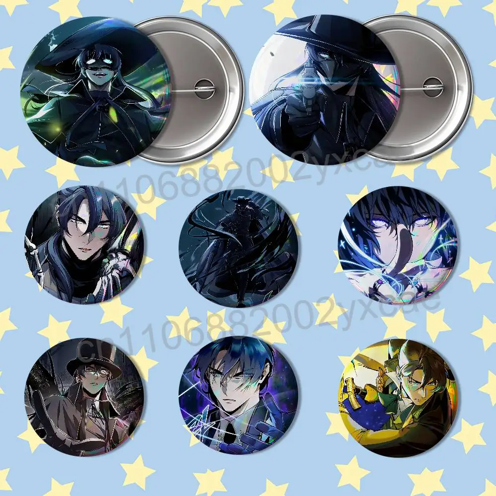 Academys Undercover Professor Creative Round Badge Button Pin Bag Decor Fans Collection Friends Gift Brooch