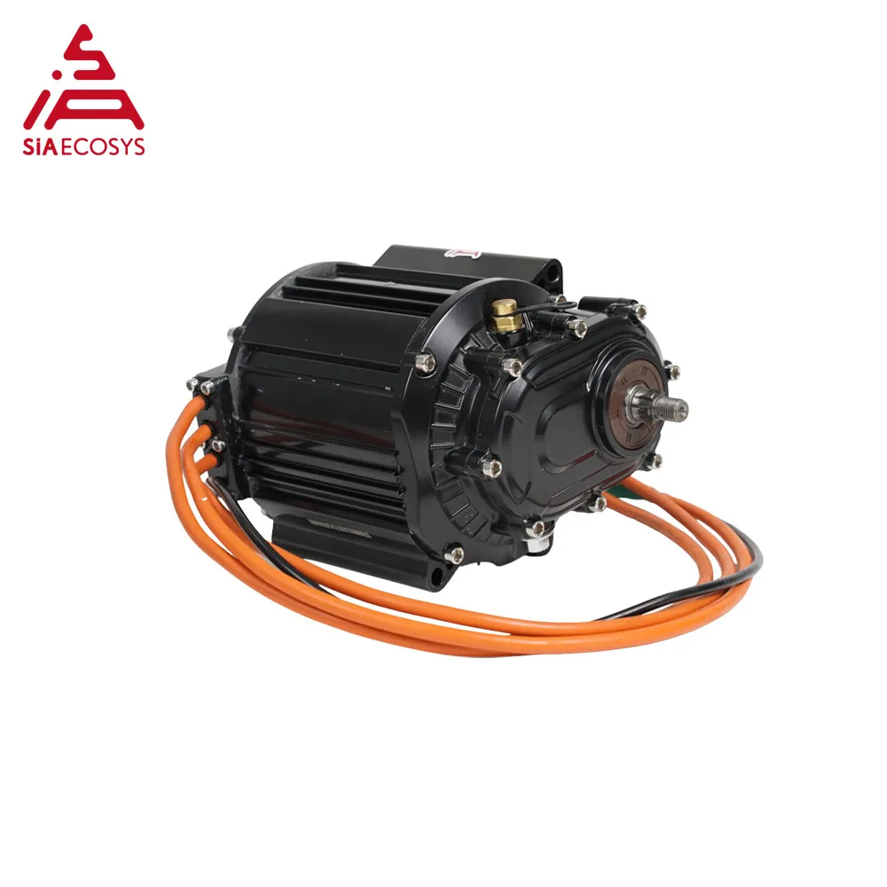 QS MOTOR J128B-70 72V 4500W Hairpin Mid Drive Motor Encoder Version with Gearbox High-efficiency for Electric Motorcycle