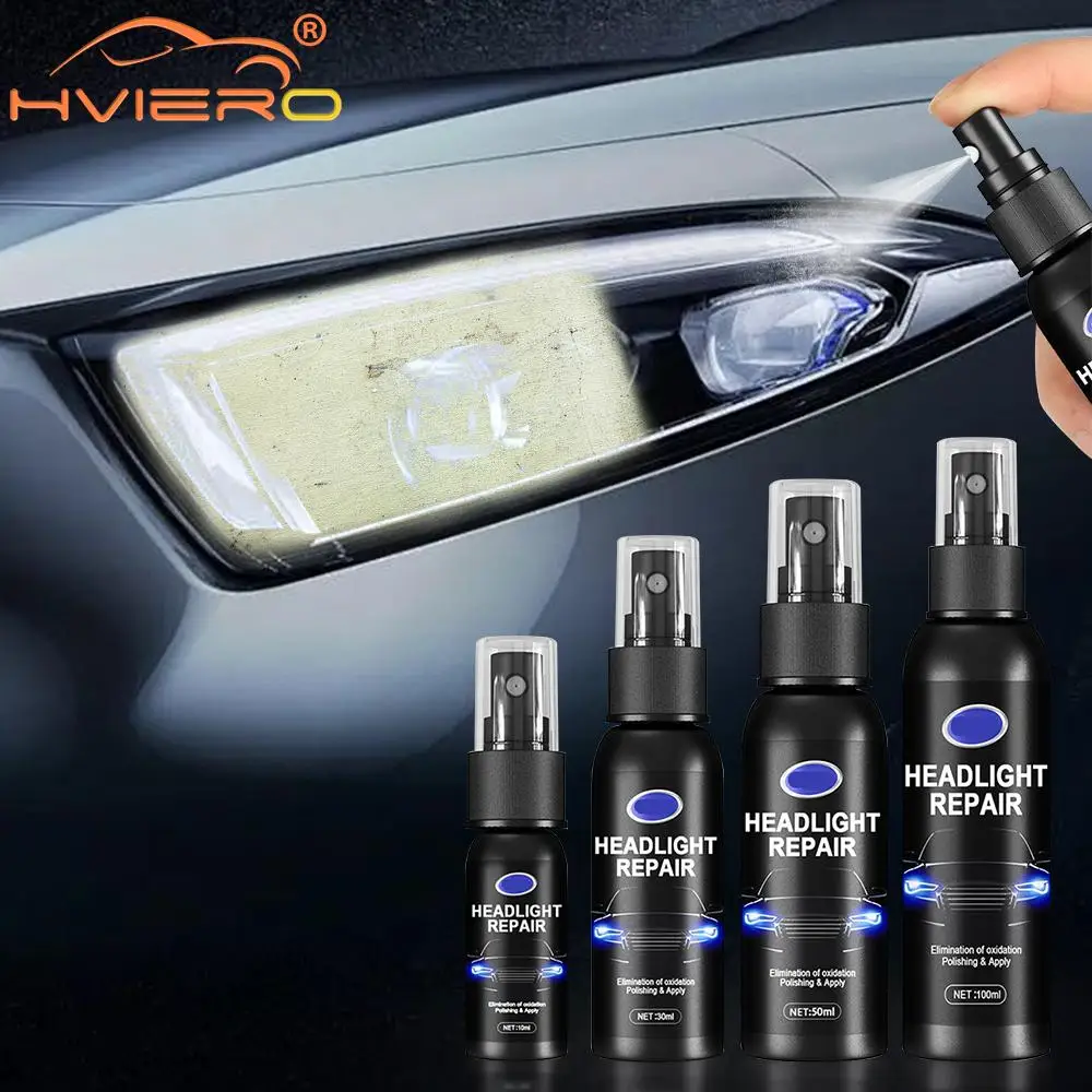 Auto Koplamp Reparatie Agent Krasverwijderaar Vloeistof Vernieuwing Polish Liquid Kit Accessoires Wassen Auto Schoonmaken Onderhoud Gereviseerde Gereedschappen