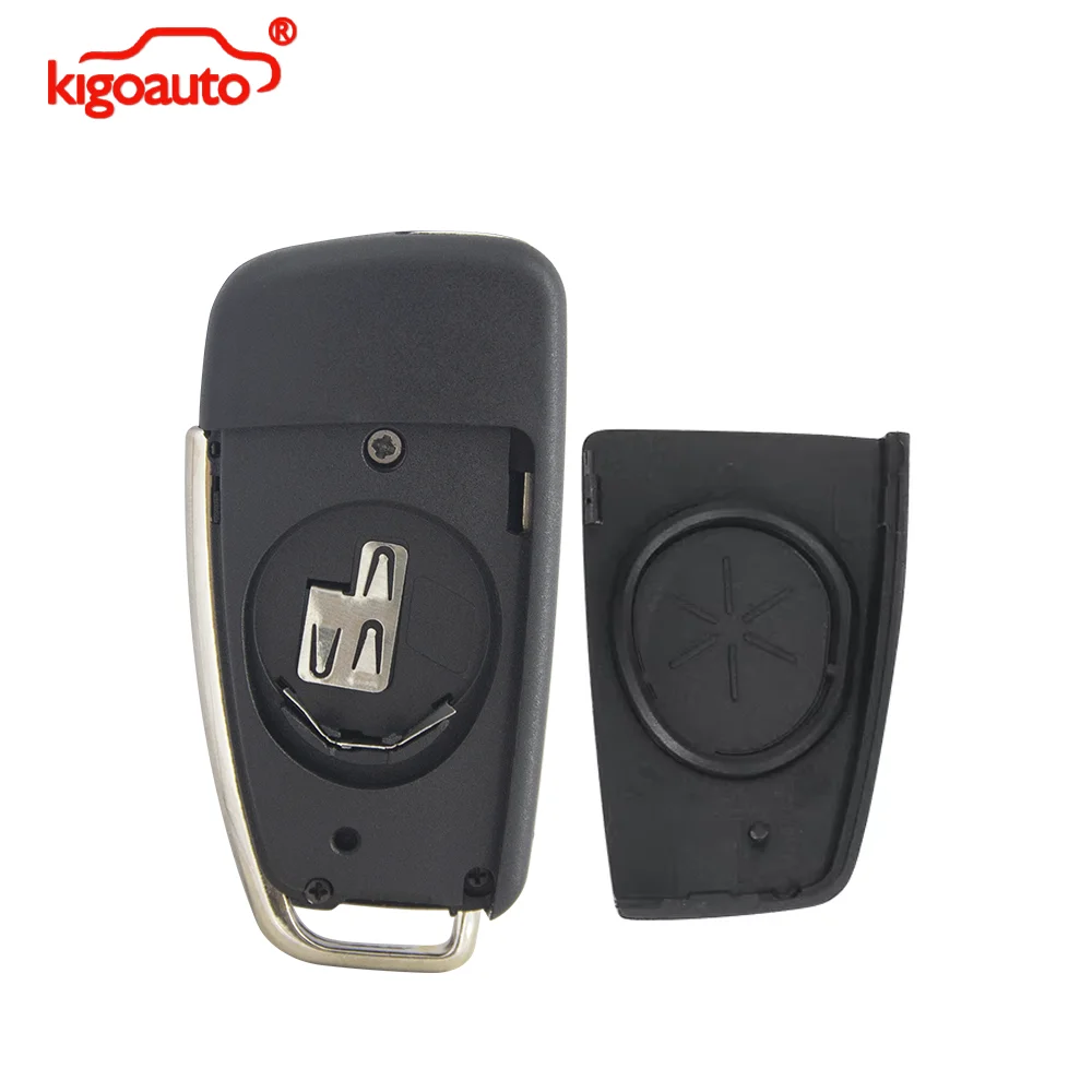 KIGOAUTO Klappbarer Autoschlüssel 8P0 837 220 D für Audi A1 A3 TT S1 S3 Q3 2005+ 434 MHz ID48 HU66 3 Tasten PN 8P0837220D – Detail 7
