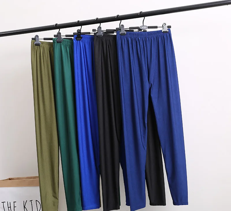 Hohe elastische dünne Leggings, Bleistifthose, schlanke Plus-Size-Hose, glänzende Yoga-Hose für Frauen, sexy, hautfreundliche, enge Leggings – Detail 12