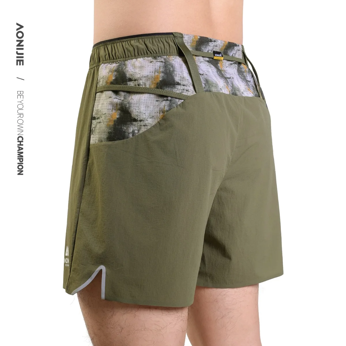AONIJIE FM5259 Sports Shorts All-round Storage Moisture-Wicking Lightweight Breathable for Running Trail Daily Training
