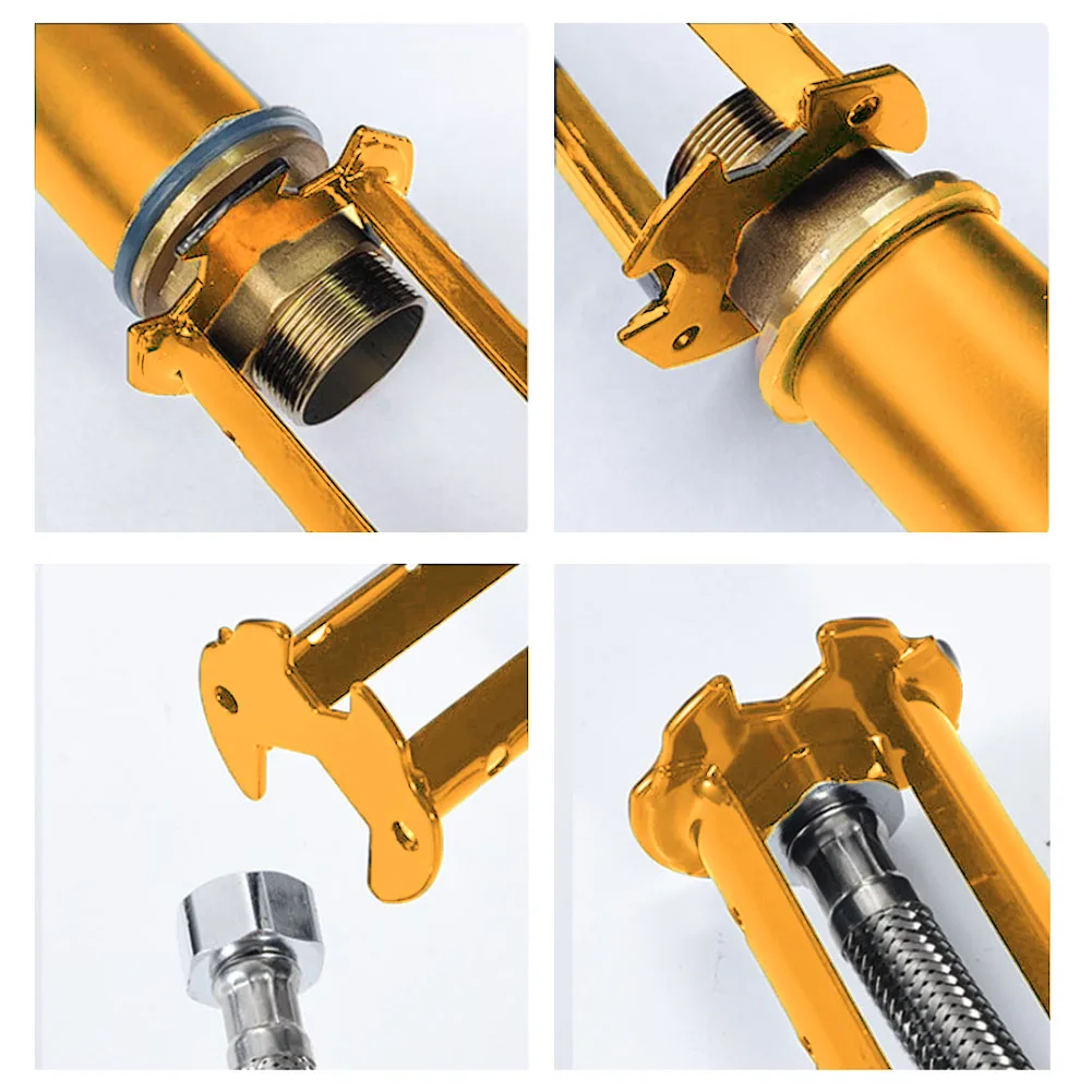 Multifunctional Wrench As Shown In The Picture Basin Wrench Bright Color Compact Size Easy To Use Long Lifespan