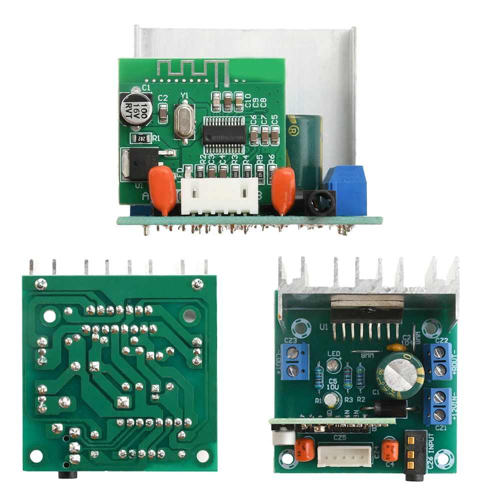 TDA7297 Bluetooth Amplifier Board 15W+15W Stereo Digital Power Wireless Audio Receiving Module Dual Channel Home Amplifier