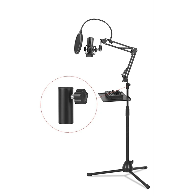 Bracket Conversion Accessories Microphone Stand Extension Tube For Desk Stand Tube Adapter