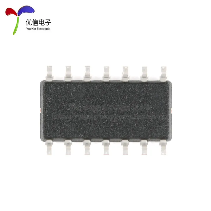 10Pcs/Original genuine 74HC04D, 653 SOIC-14 six way inverter SMT logic chip