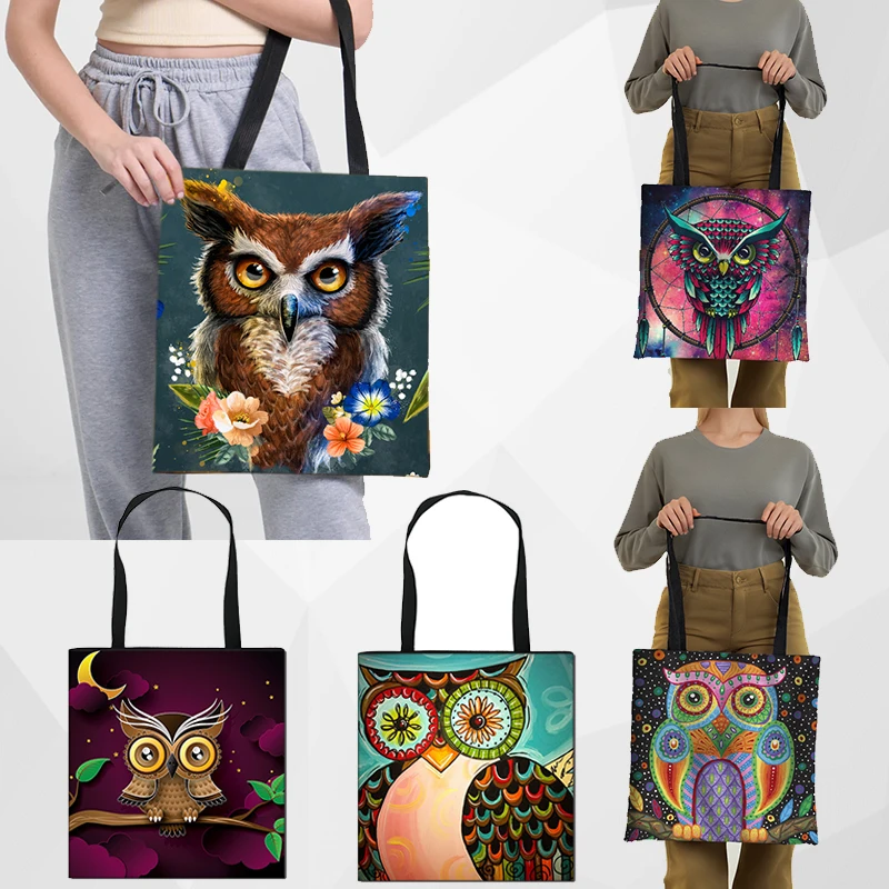 

Cute Bird Owl Casual Totes Women Fashion Handbag Ladies Shopping Bag Female Shoulder Bags Teenager Girls Cartoon Crossbody Bags