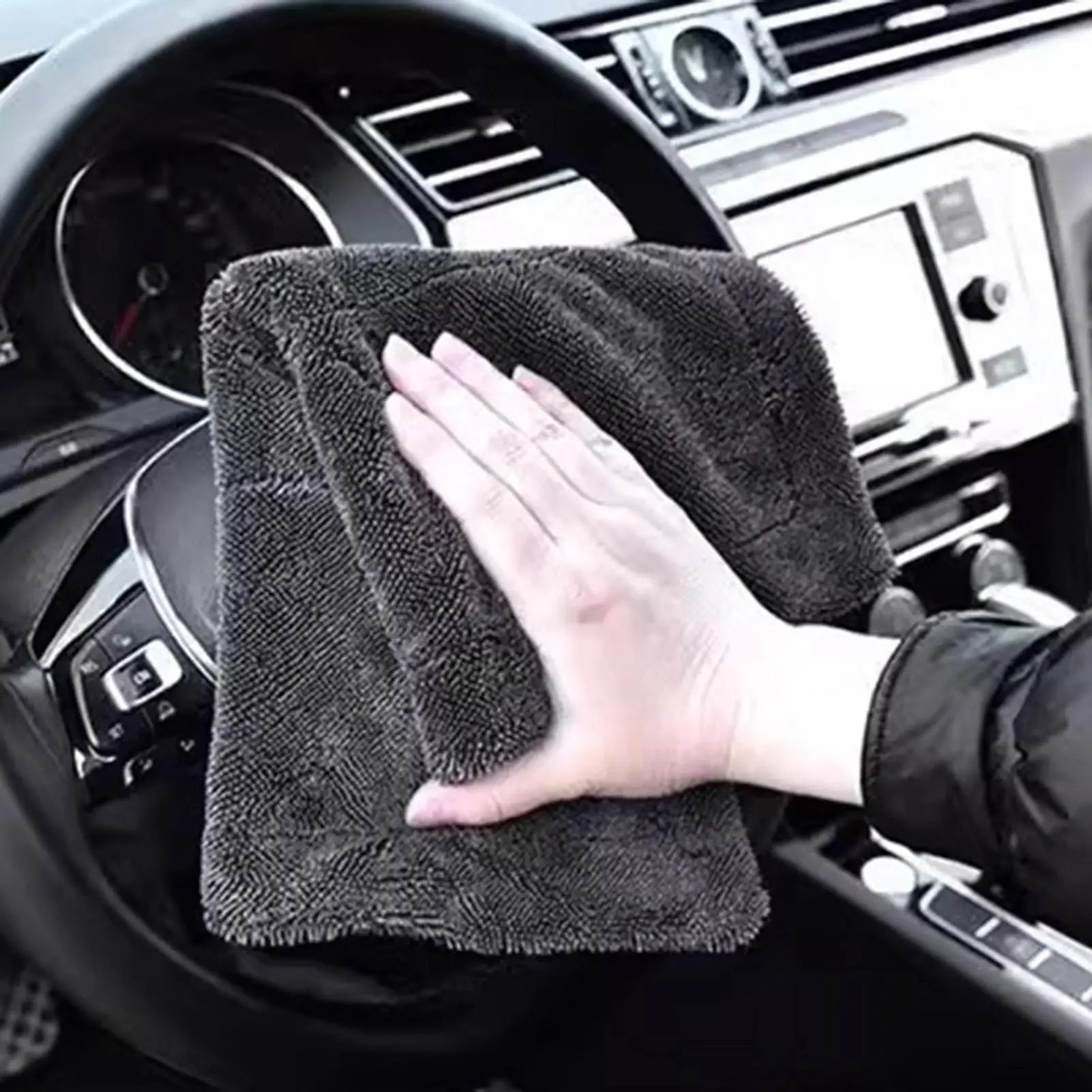 microfiber car cleaning cloth super absorbent Car Towels Reusable Fast Drying Car Window Glass Wash Towel for car detailing