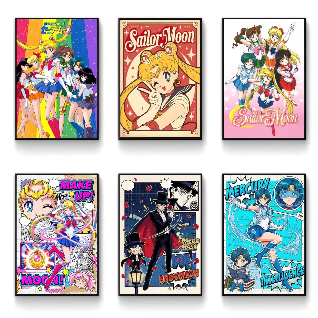 Various Sizes DIY Anime S-Sailor M-Moon Jigsaw Puzzles Educational Games Colorful Puzzles Gifts Home Decor