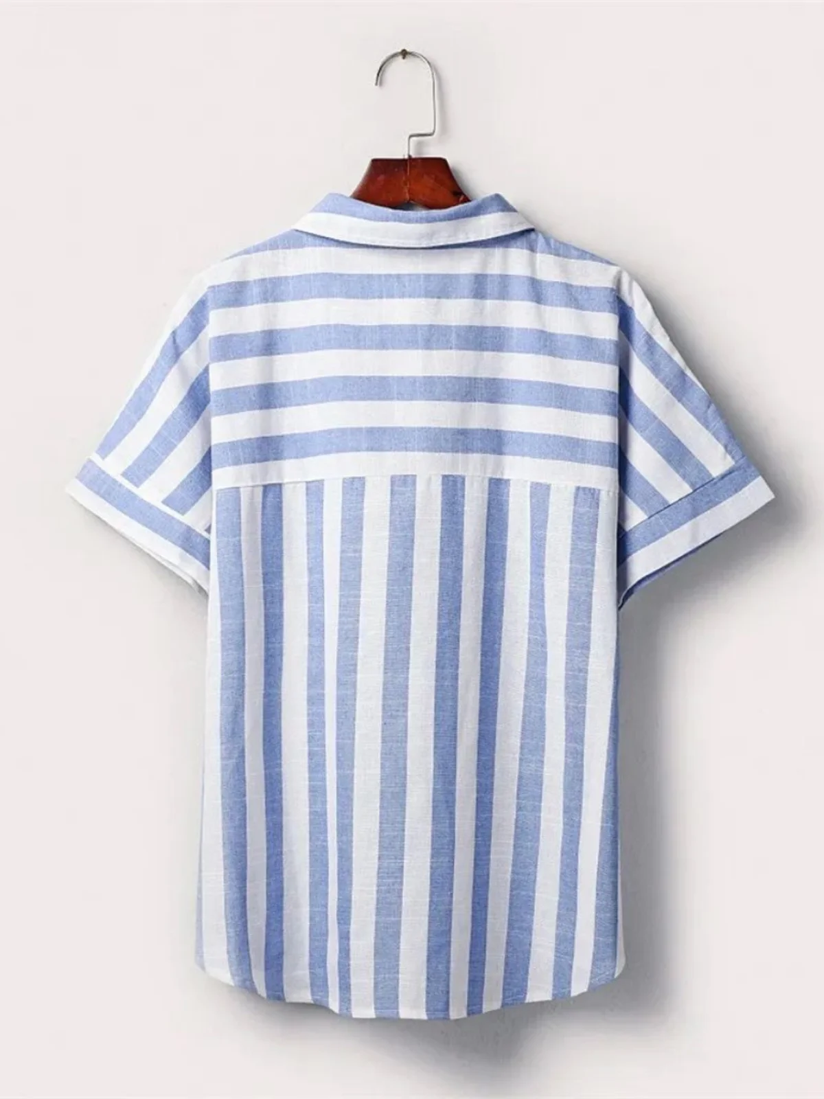 

Женский полосатый свободный ор Све irt, удобный, дышащий, модный, повседневный, для молодых женщин