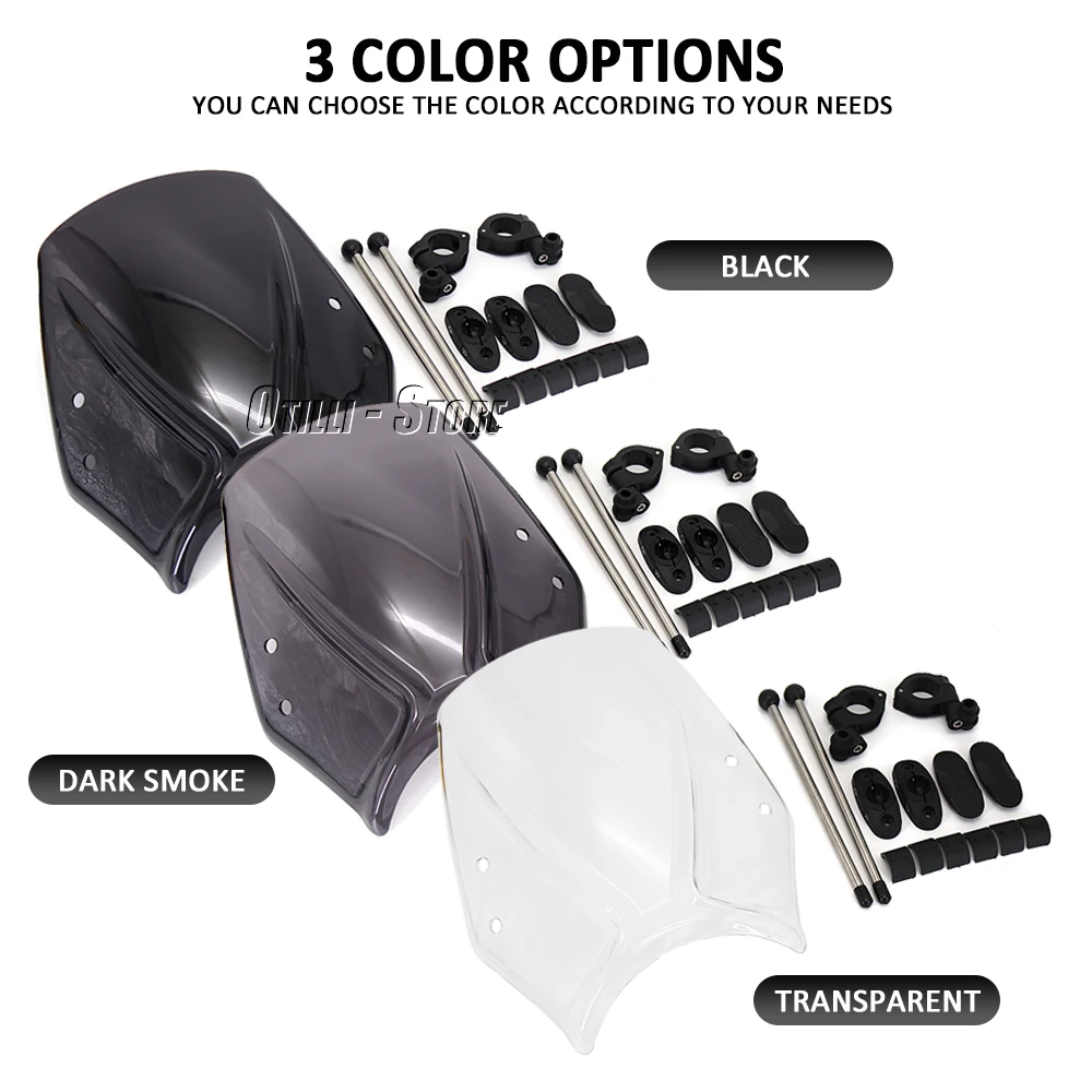 جديد لسيارات BMW RNINET R NINE T R NineT R18 حاجب شاشة الزجاج الأمامي فقاعة مزدوجة منحرف الرياح #6