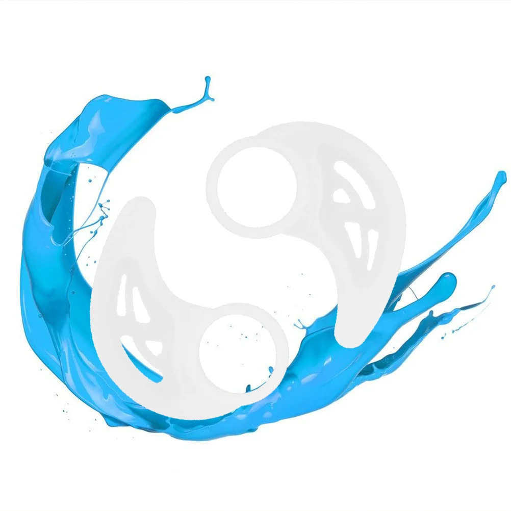 

Universal Silicone Earphone Clip Hook 9.7Mm Inside Diameter Transparent White Compact Lightweight For Sports Running Gym